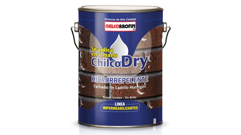 Impermeabilizante 1 galón Chilco-Dry transparente mate Chilcorrofin