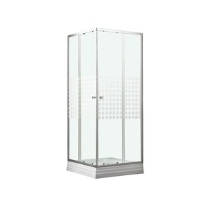 Shower 200x80x80 cm mosaico blanco Vessanti