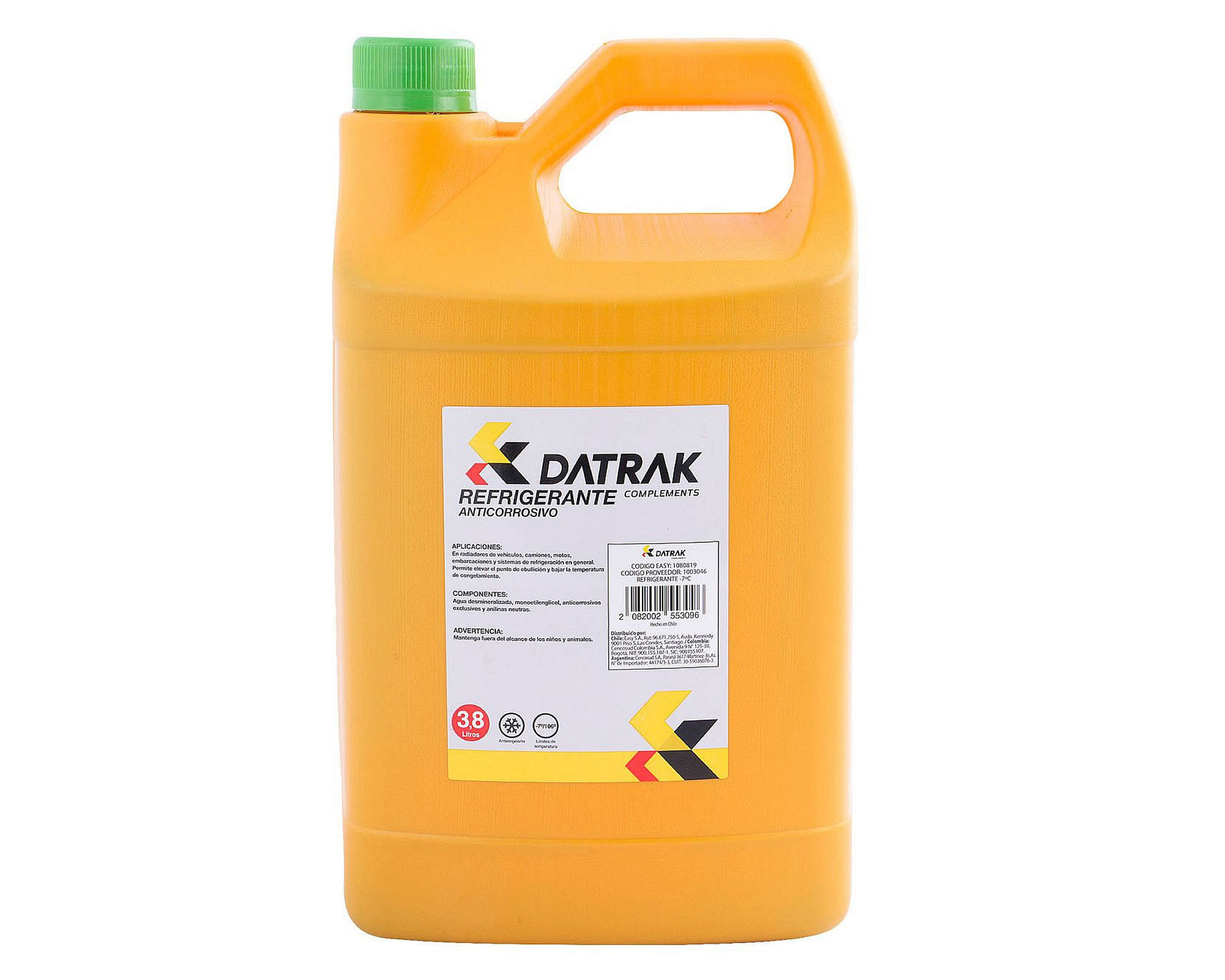 Refrigerante anticorrosivo 3,8 litros -7°C/16% Datrak