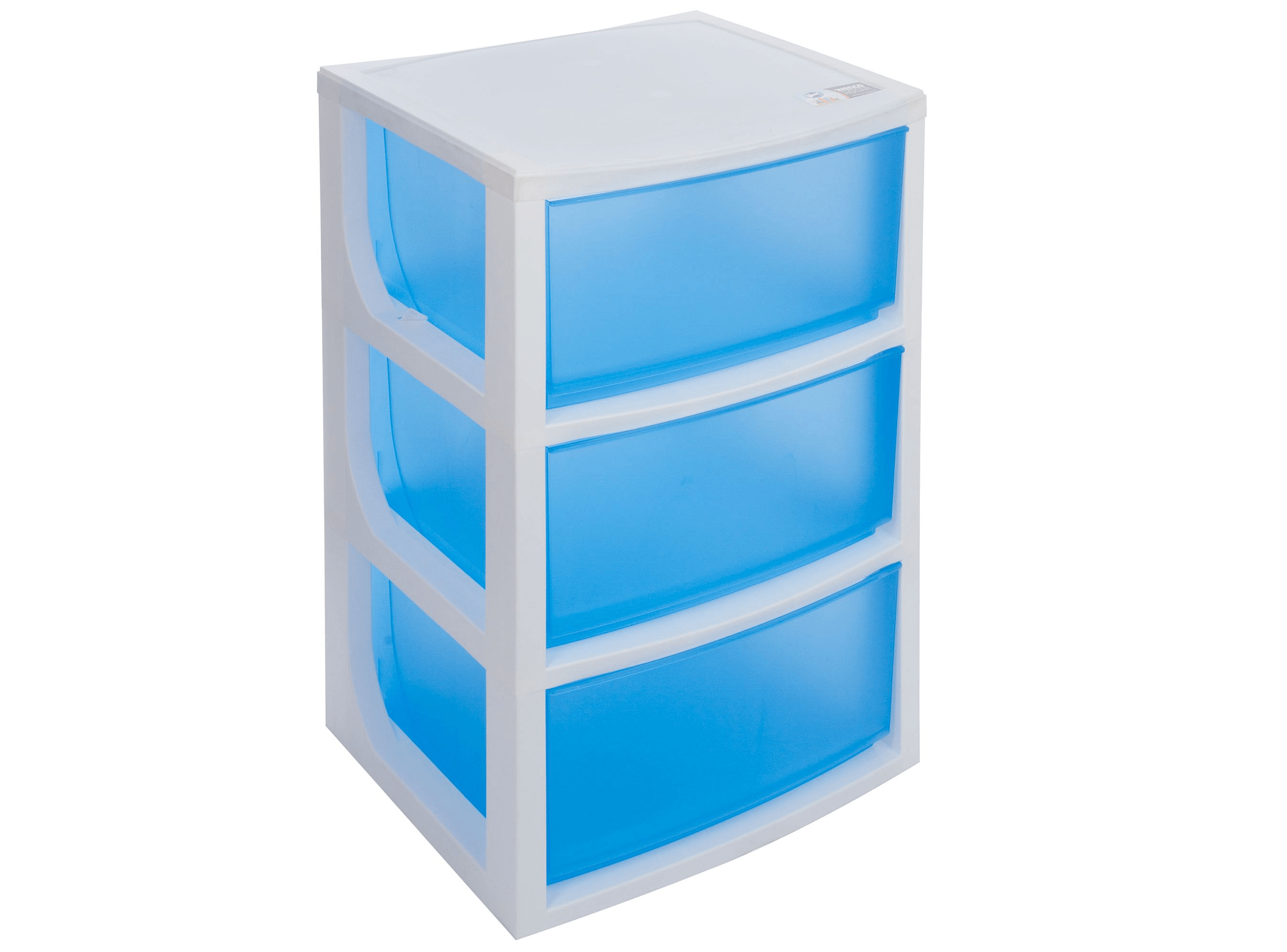 Mueble organizador 3 cajones azul Wenco