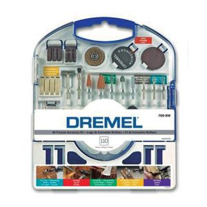 Maleta súper juego accesorios 110 piezas 709-rw Dremel