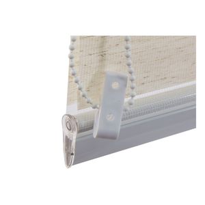 Cortina roller zebra 140x165 cm textura beige Cotidiana