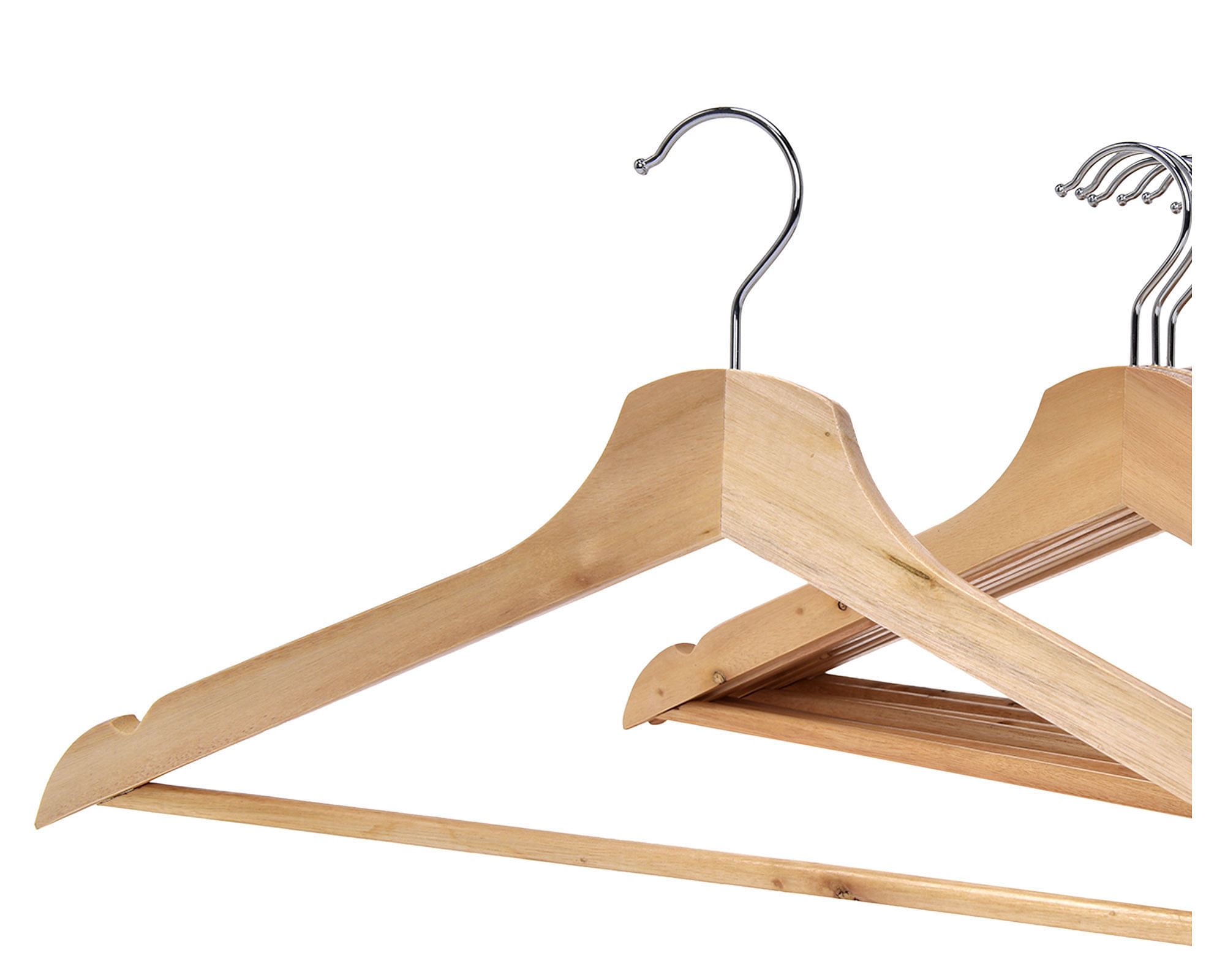 Colgadores de madera para ropa 8 unidades - Promart