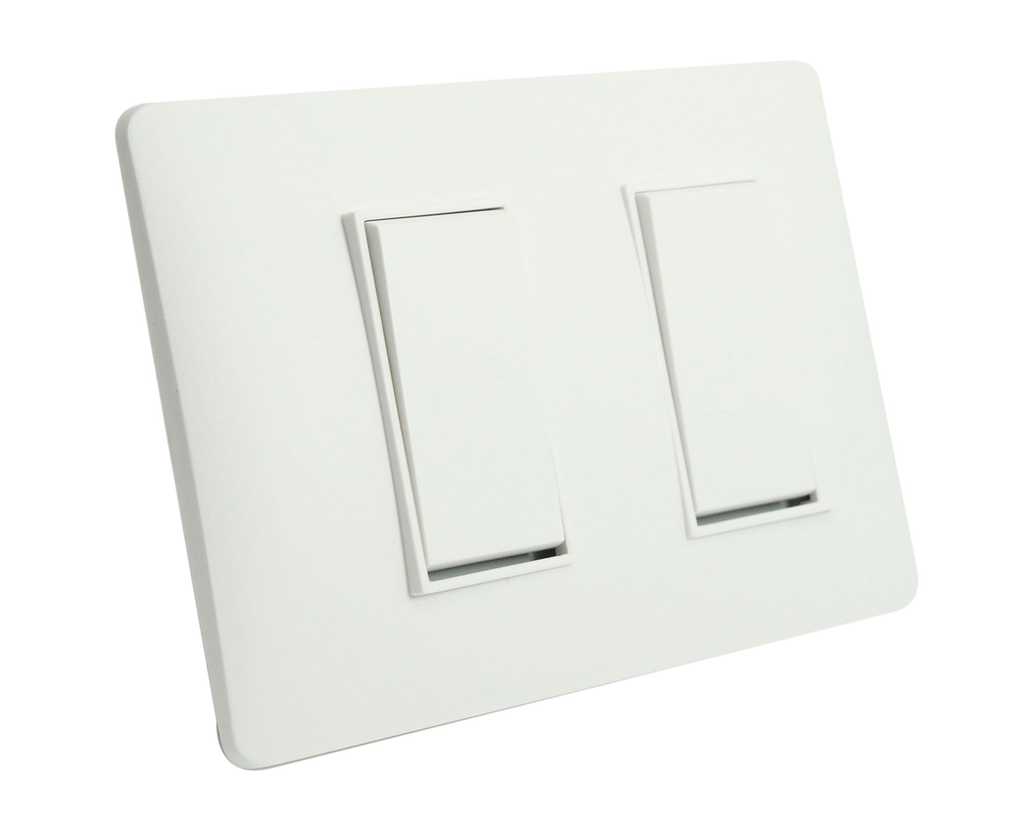 Interruptor doble Armado (9/15) 10 A Blanco