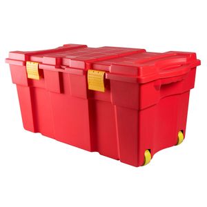 Baúl 130 litros rojo Wenco