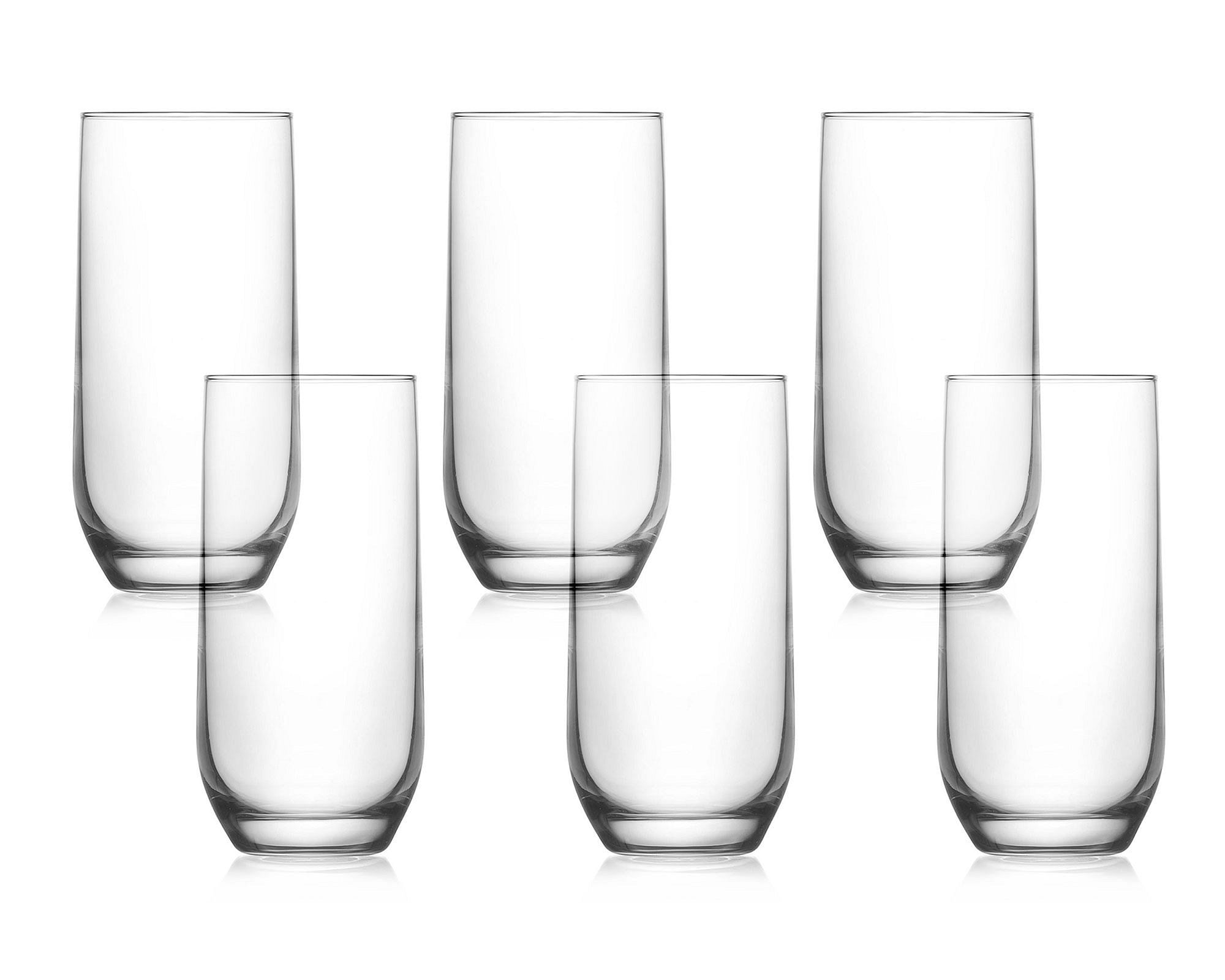 Set 6 Vasos de Vidrio 500ml Brando