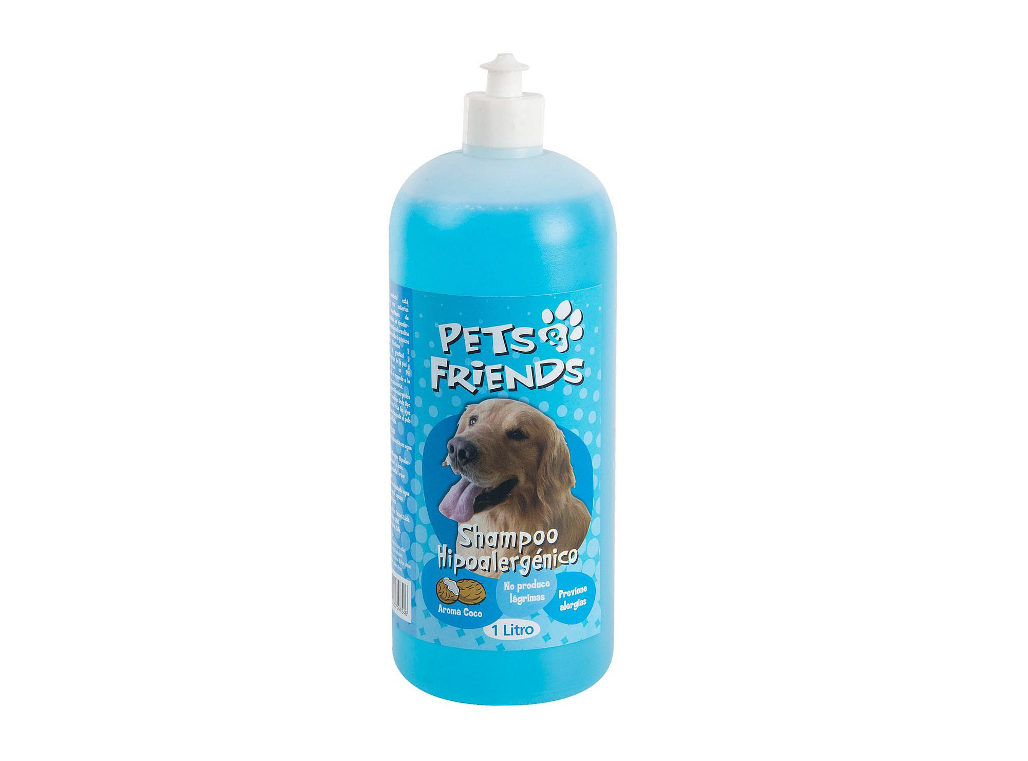 Shampoo hipoalergénico 1 litro coco Pets&Friends