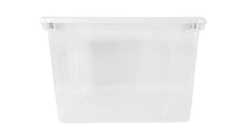 Caja organizadora Wenbox 45 litros 50x40x31 cm transparente