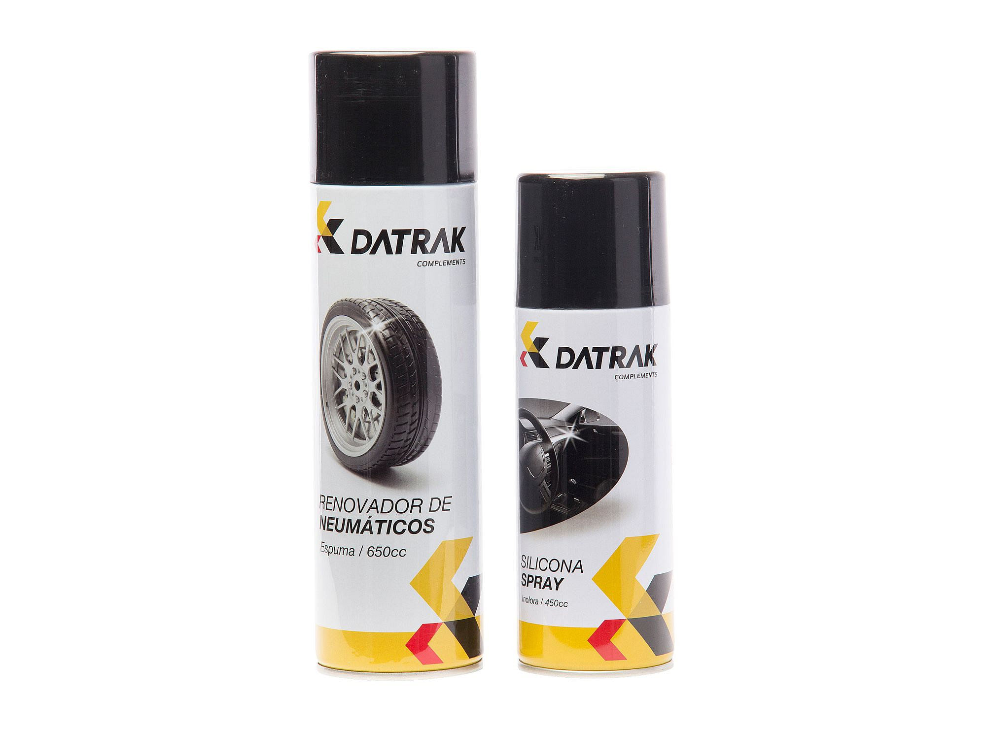 Renovador neumáticos 650 ml + silicona spray 450 ml Datrak