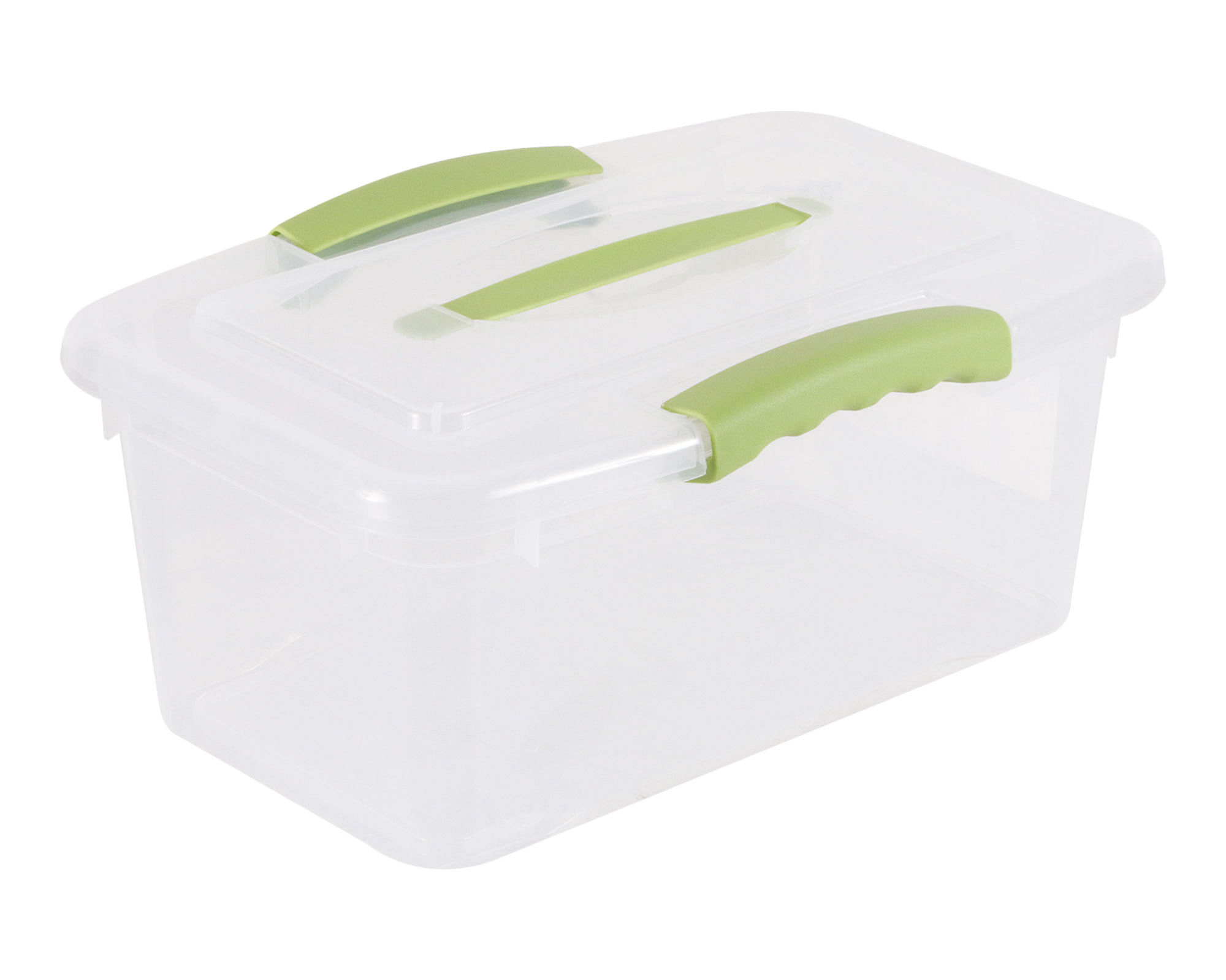 Caja Organizadora Great Plastic Con Ruedas Y 4 Cierres-Transparente