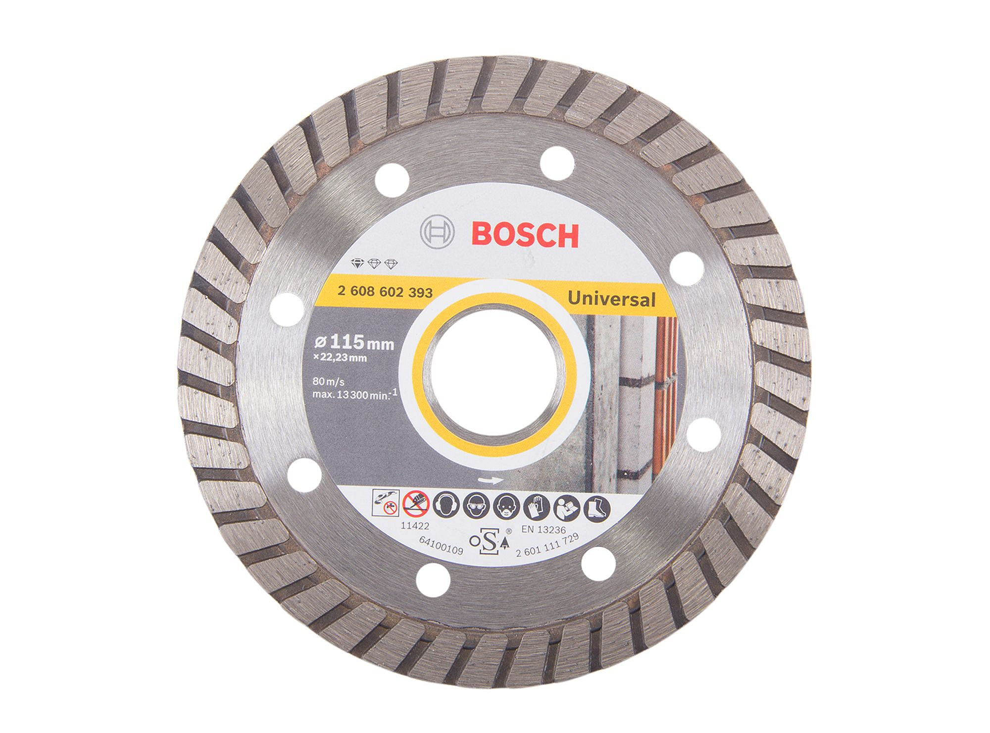 Disco diamantado Bosch Standard for Universal Ø115x22,23x2x10mm