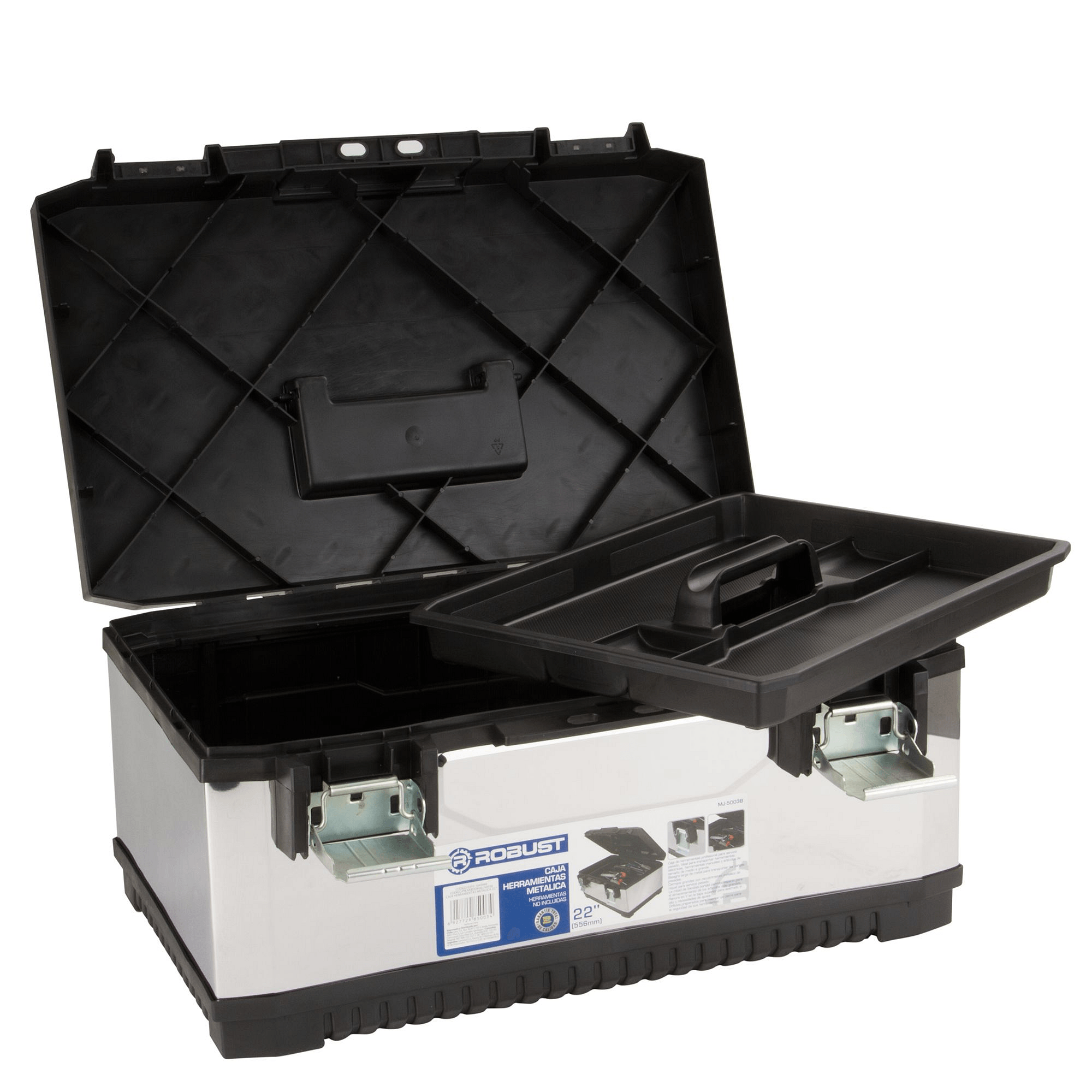 BAUHAUS Caja metálica de herramientas (33,5 x 23,5 x 11 cm, Apto