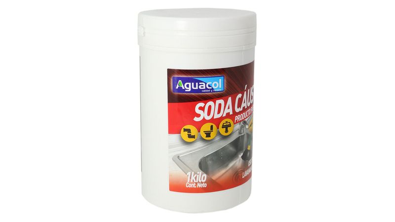 Soda cáustica 1 kg Aguacol