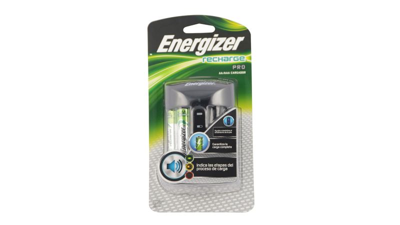 Cargador Pilas Energizer Chpro Incluye 2 Pilas Aa
