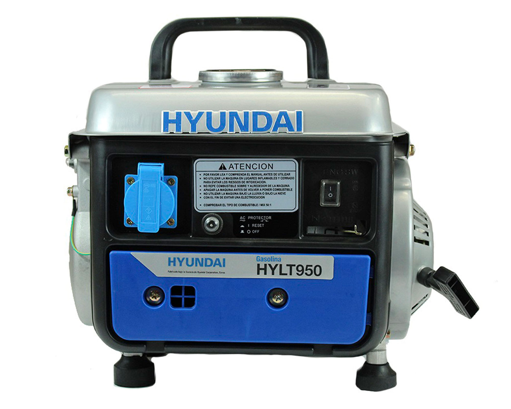 Generador inverter a gasolina manual 2750W 4,5 lt HYD2750I Hyundai