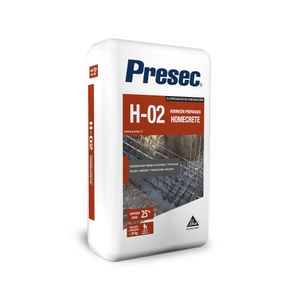 Concreto hormigón 25 kg H20 preparado Presec