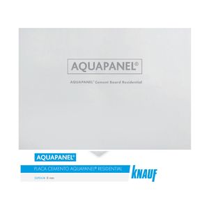 Placa de cemento 8x1200x2400 mm Residential aquapanel Knauf