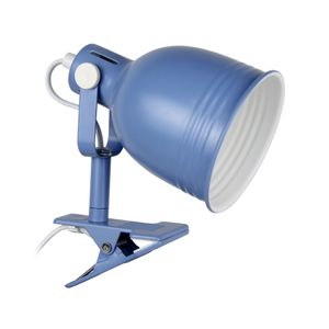 Lámpara de escritorio pinza 1L E14 Porto azul Ledzone