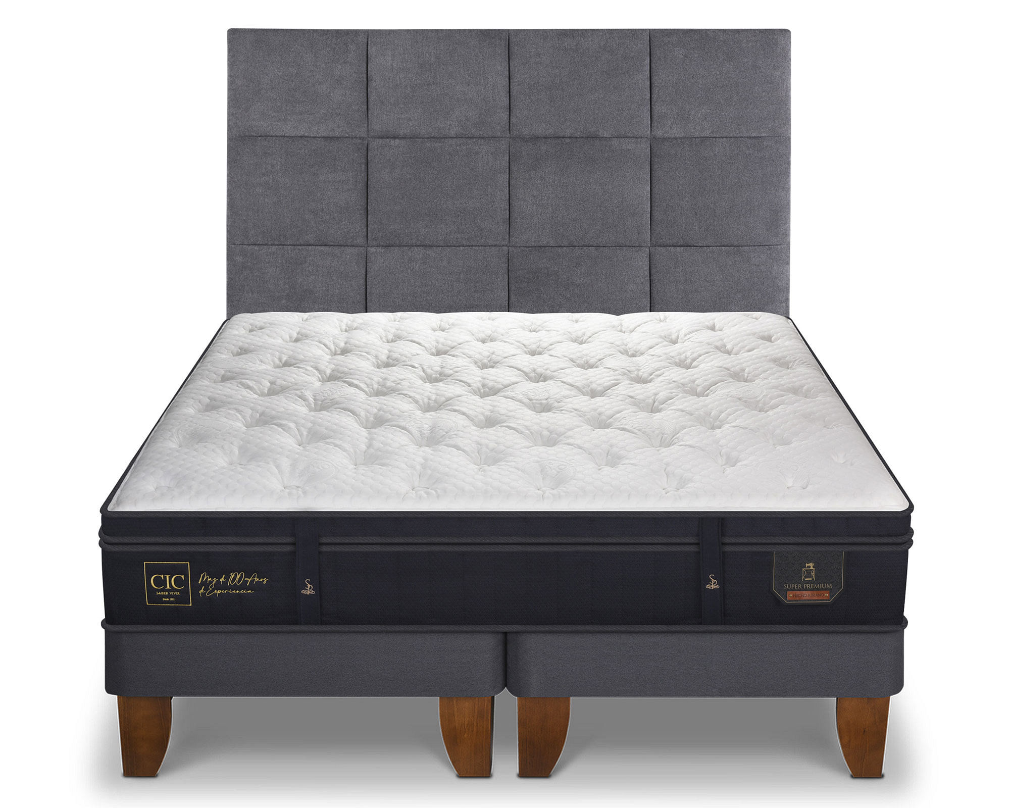 Cama europea súper king Súper premium + respaldo Tamesis Cic