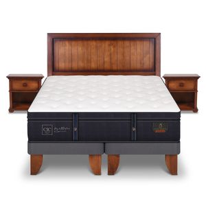 Cama europea súper king Grand premium + set Monterrey Cic