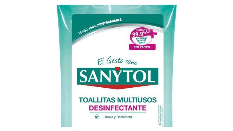 Sanytol Toallitas Desinfectantes 72 sobres
