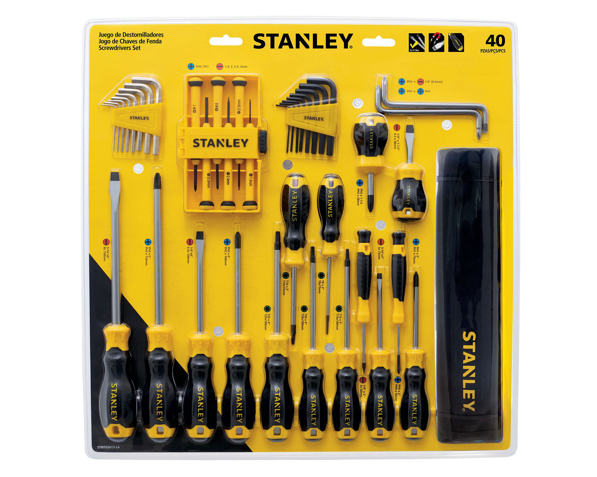 Destornillador punta paleta 3-16” x 3” Stanley STMT60821-840