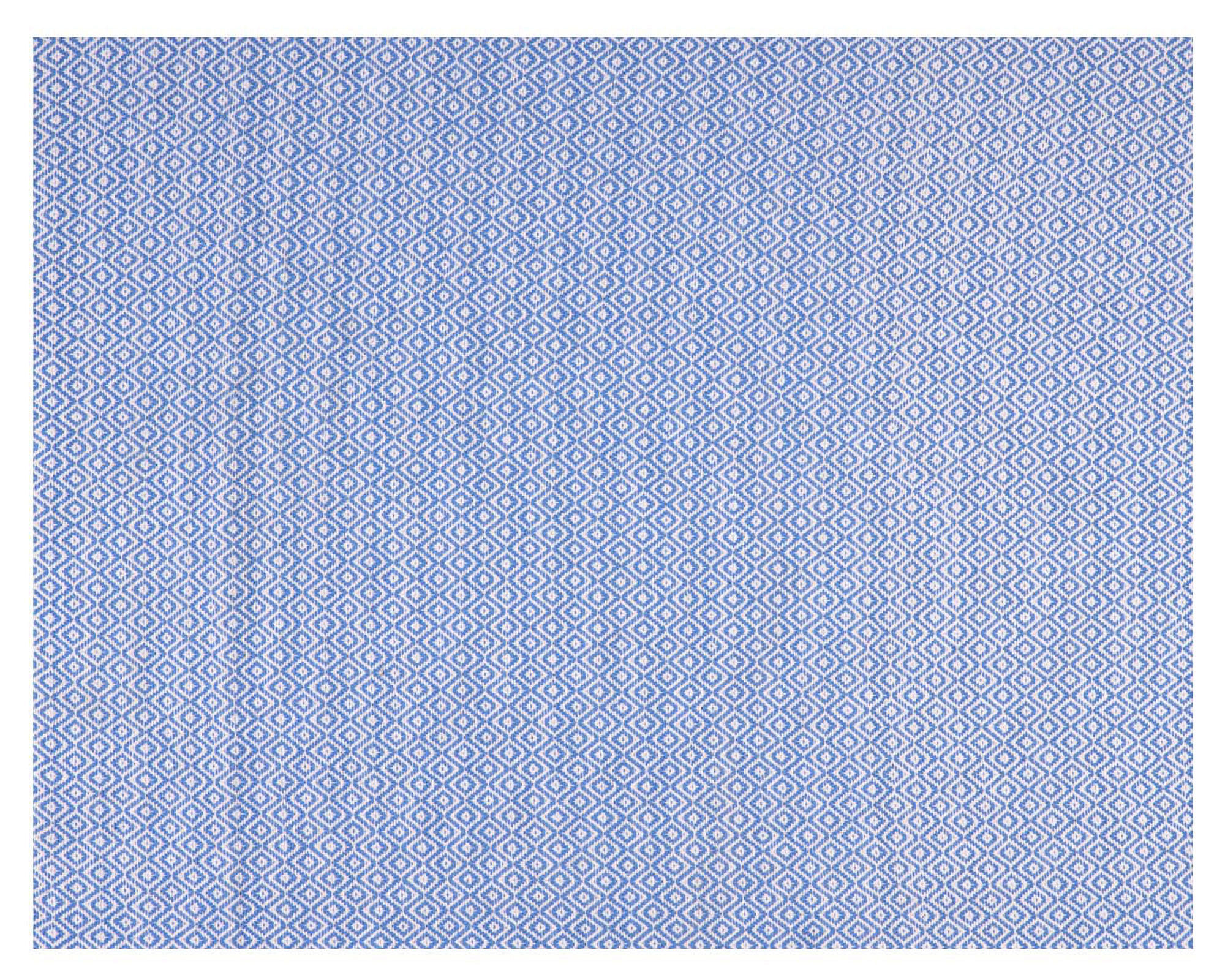 Alfombra Bajadas de Cama 90x60 cm Dh Cotton Design azul Dib