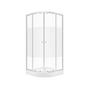 Shower Enclosure 200 cm blanco
