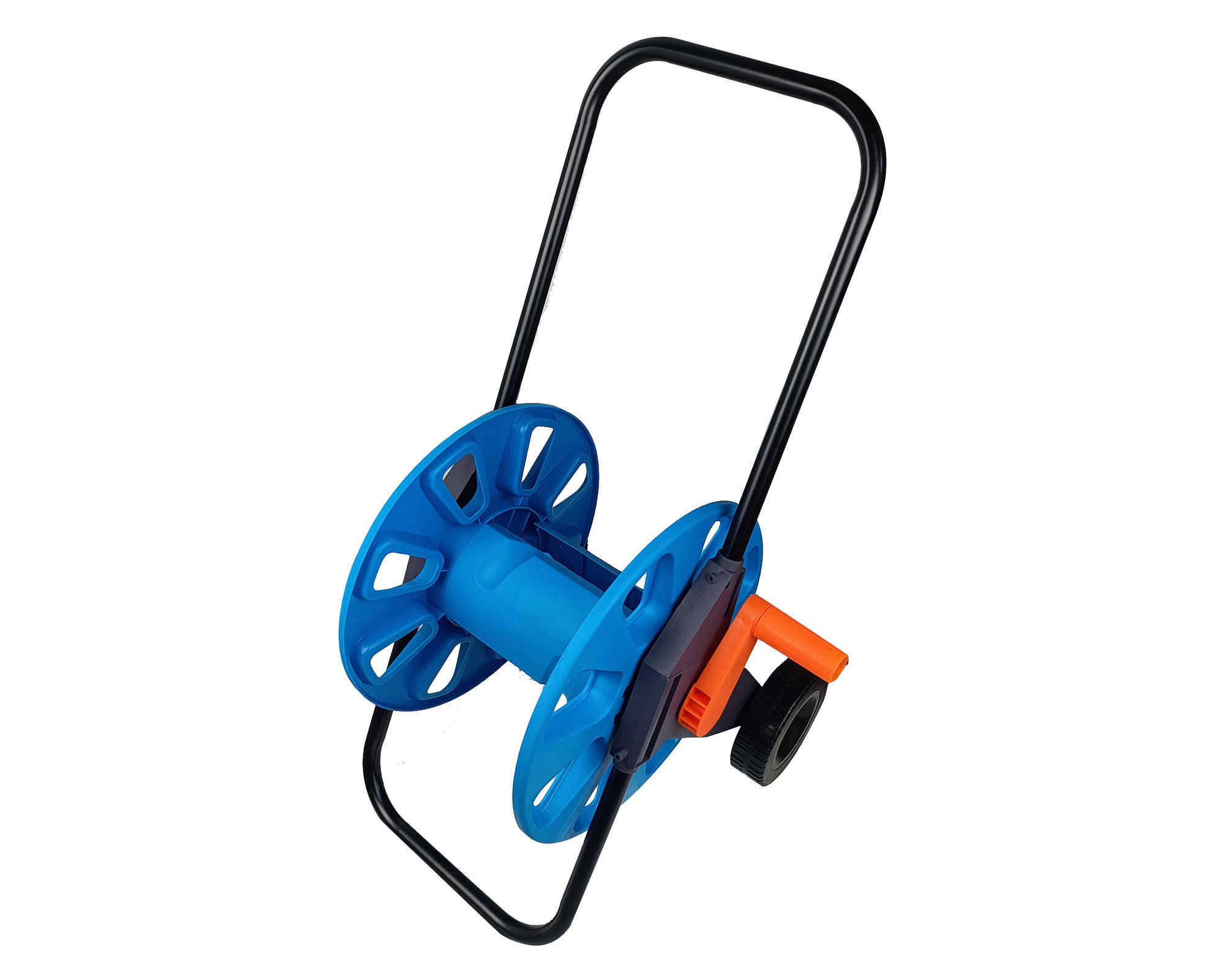 Enrollador de manguera con ruedas equipado con Aquaroll L Easy