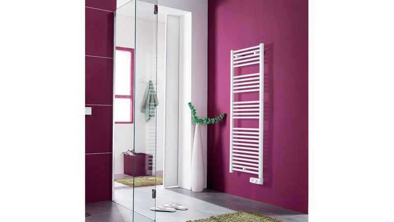 XiVue Secador de toallas eléctrico para baño, calentador de toallas de  acero inoxidable montado en la pared, secador rápido de toallas con marco  de 6