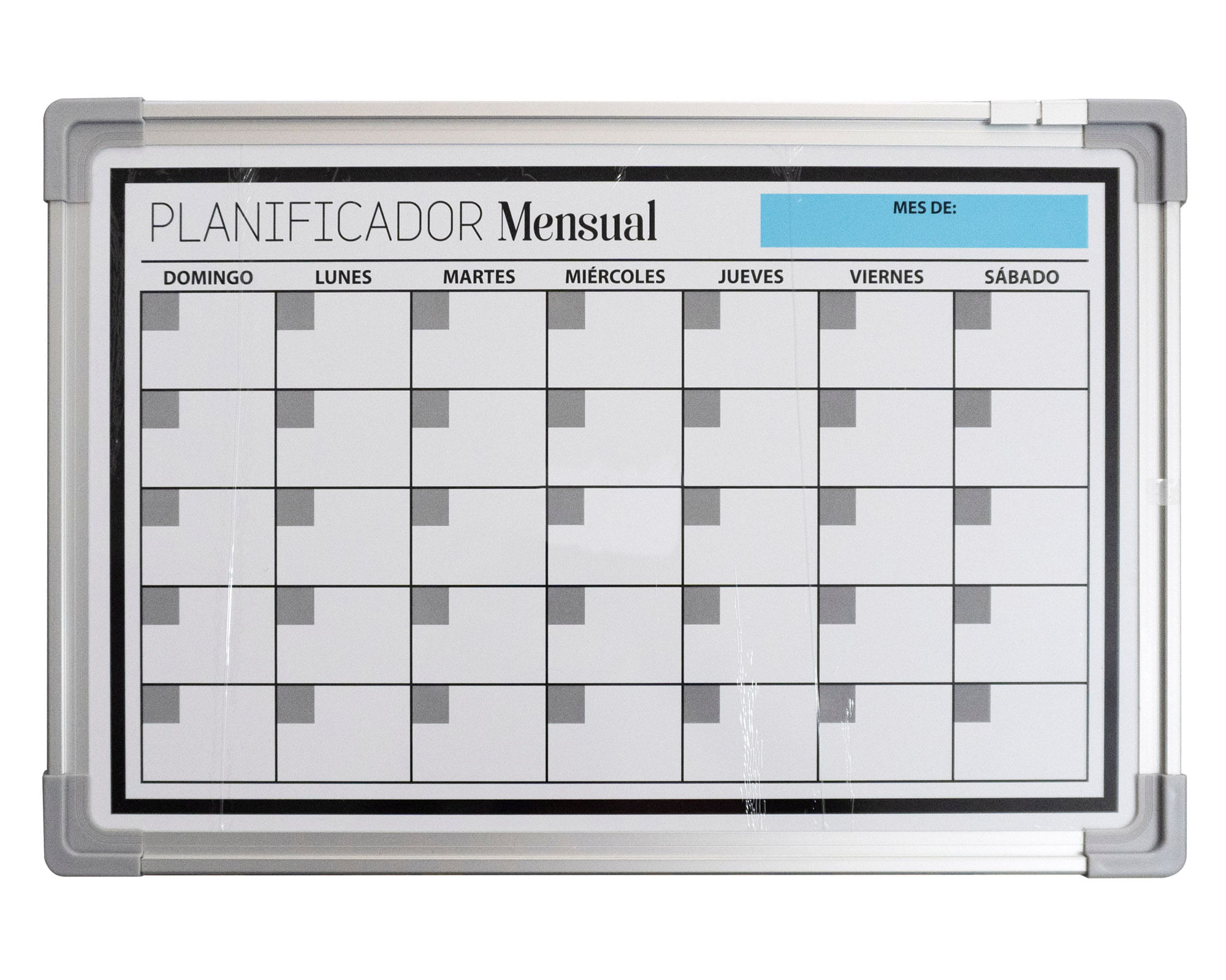 Pizarra magnética con planificador mensual – SotoArte