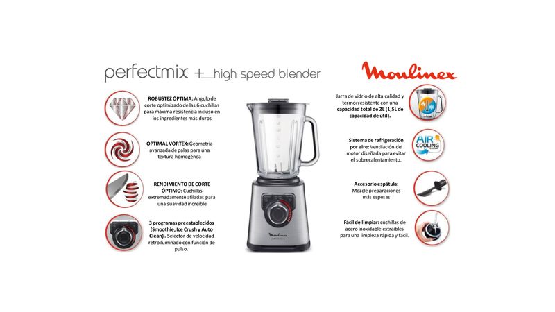 Blender MOULINEX Perfect Mix LM811D10