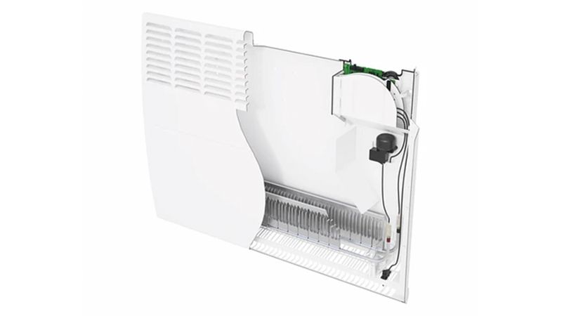 Calentador de toallas eléctrico con termostato digital 120 x 50 cm, color  blanco Ercos Tekno ASTETF901005001200