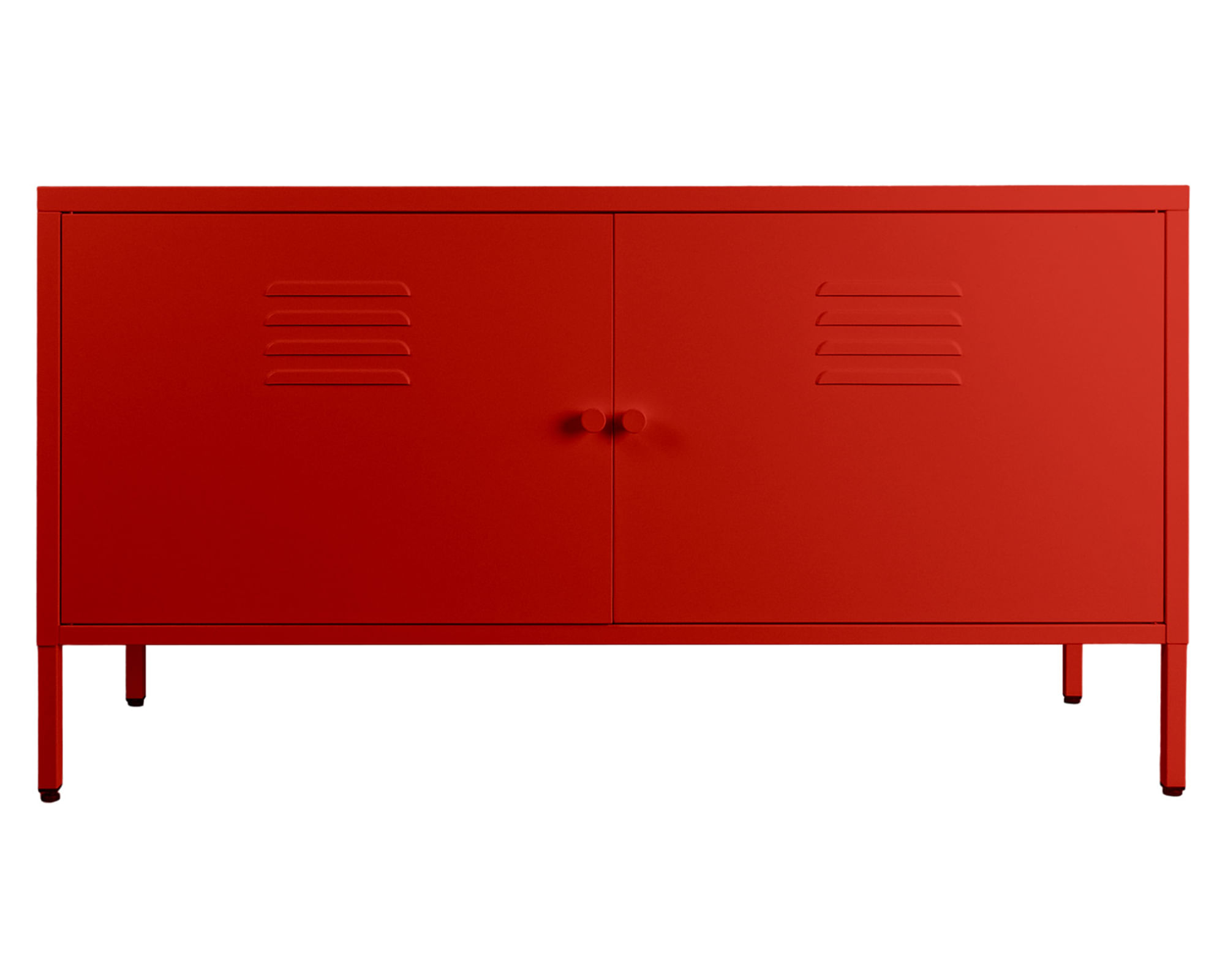 Rack TV metálico 48" TVR-001 rojo guinda