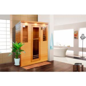 Sauna infrarojo 4 personas Tofino madera