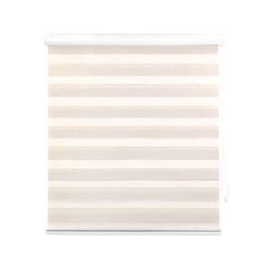 Cortina roller zebra 120x165 cm textura beige Cotidiana