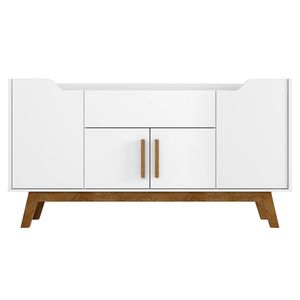 Buffet 1 cajón Future blanco/canela