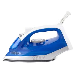 Plancha a vapor 1100W Thor Steam Glide azul/blanco