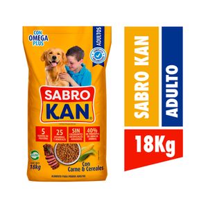 Alimento perro 18 kg carne Sabrokan