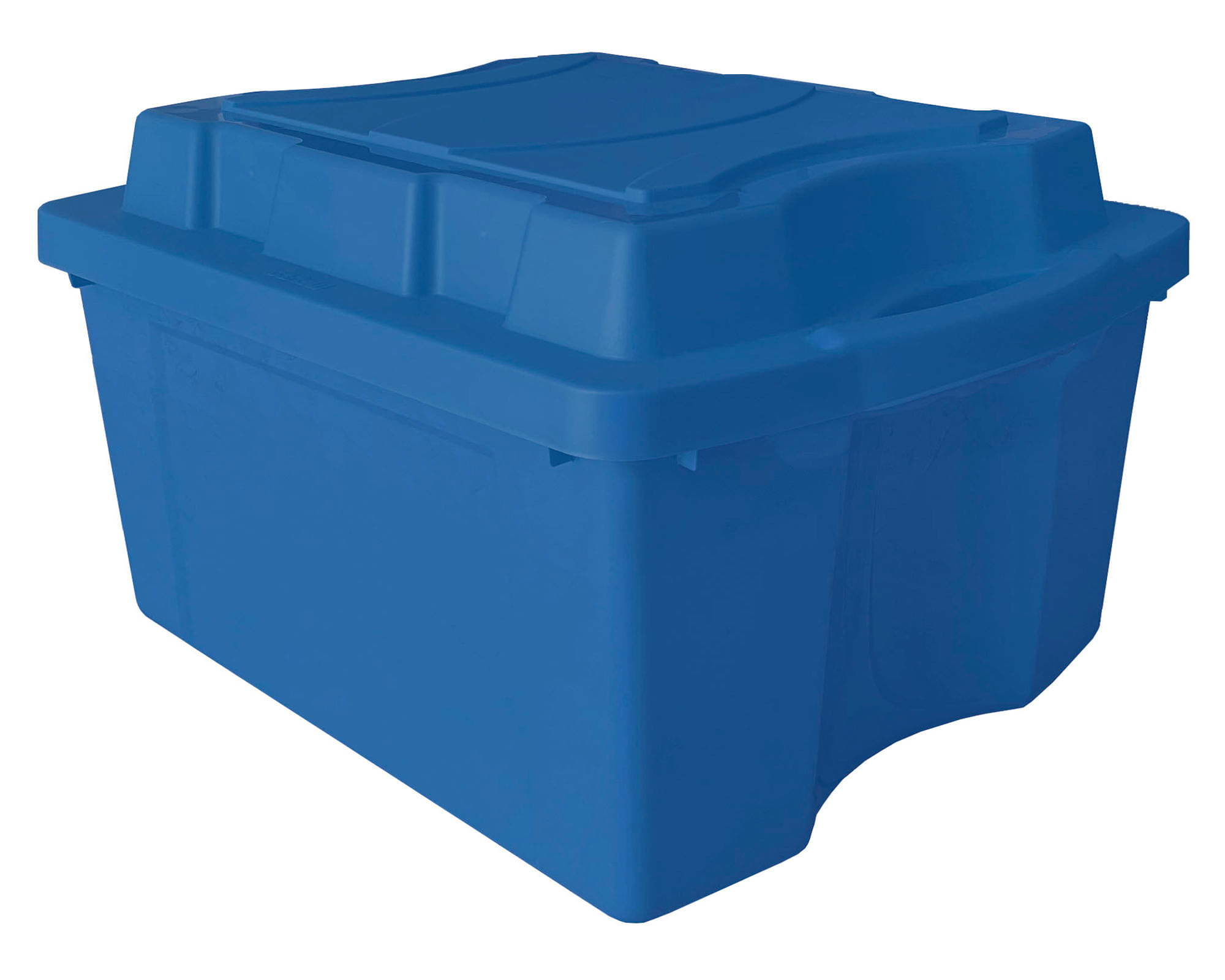 Caja multiusos bajo cama con ruedas 63 L azul Tatay — Bricowork