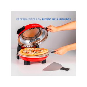 Horno eléctrico pizza 1200W Pizza Oven rojo