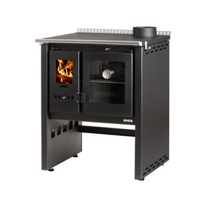 Cocina a leña 8.5 kW Ares 70 charcoal