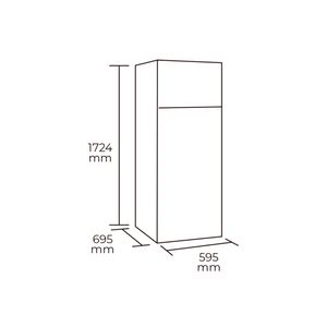 Refrigerador Bottom Freezer no frost HD-468FWEN 338 lt