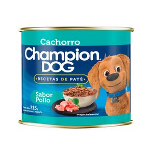 Alimento húmedo cachorro 315 gr pollo Champion Dog