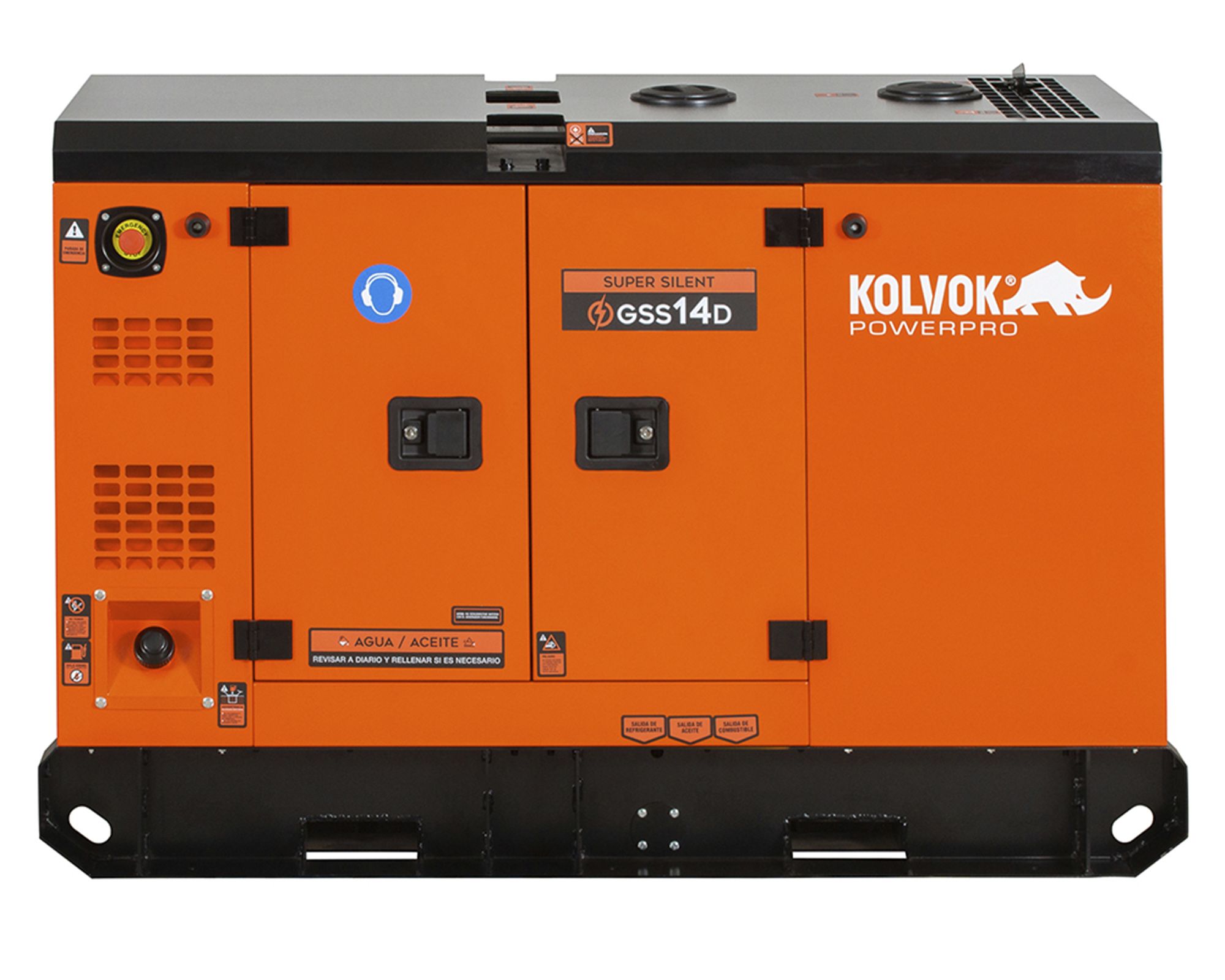 Generador eléctrico a diésel  12000W GSS14D Kolvok