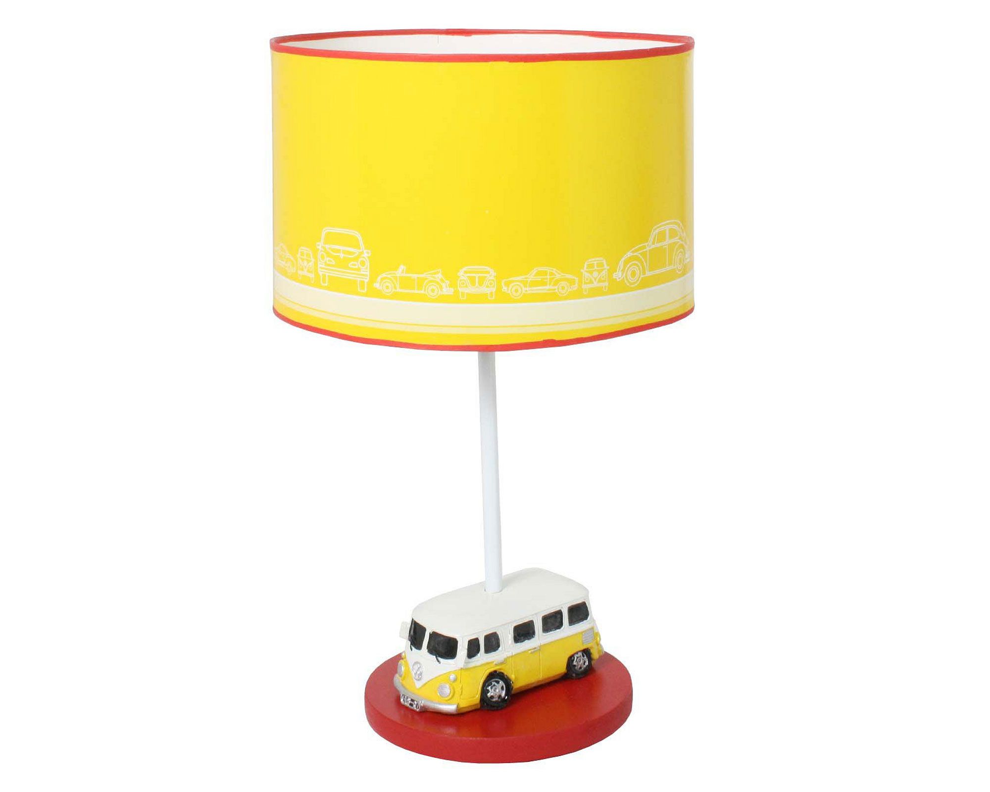 Lámpara 1L E27 Classical bus rojo/amarillo Tempora