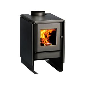 Calefactor a leña 10.3 kW Eco 380 negro