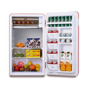 Refrigerador minibar Frio Directo MDRD142FGE13 rojo 93 litros