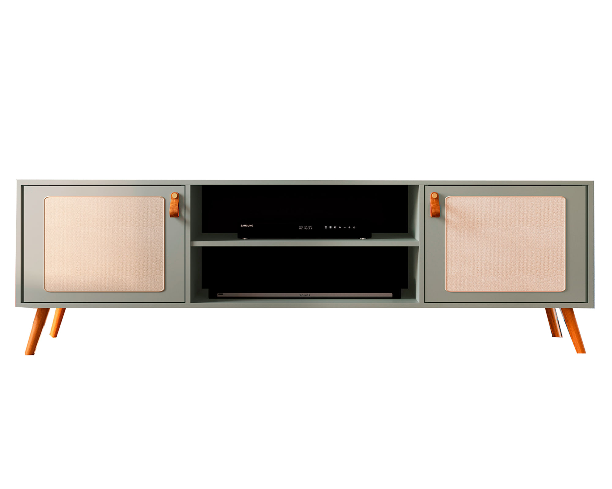 Rack TV 70"" Salvia verde fiordo